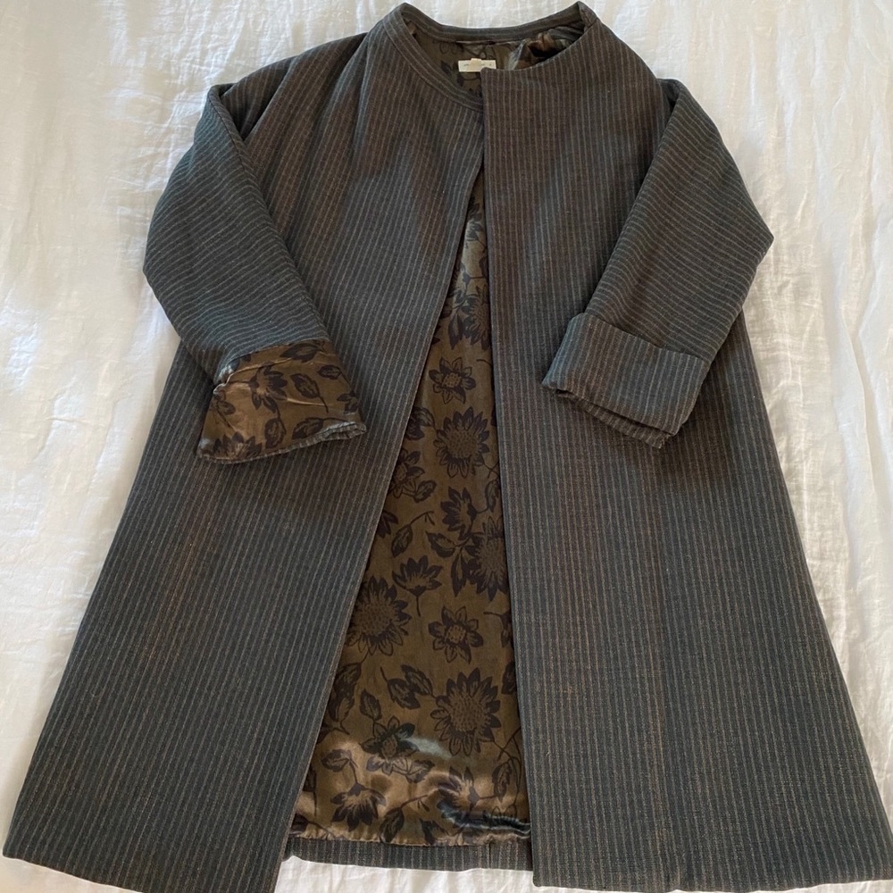 💍SOLD💍 Vintage Dries Van Noten Wrap Coat - Picture 1 of 8